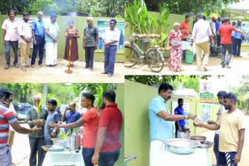 யாழ் கந்தர்மடத்தில் வழங்கப்பட்ட முள்ளிவாய்க்கால் கஞ்சி! பெருமளவானோர் பங்கேற்பு