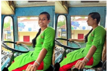 3 வருஷமா என்னை யாரும் தடுத்து நிறுத்துனது இல்லை! காலையில் டிரைவிங் மாலையில் கல்லூரிப் படிப்பு என்று அசத்தும் இளம் பெண்