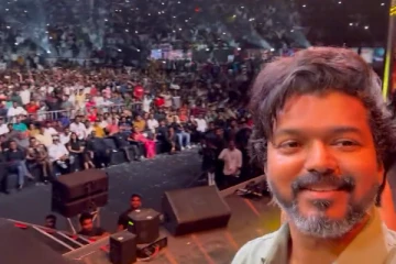 ரசிகர்களுடன் செல்பி வீடியோ எடுத்து வெளியிட்ட விஜய்.. படுவைரல் ஆகும் வீடியோ