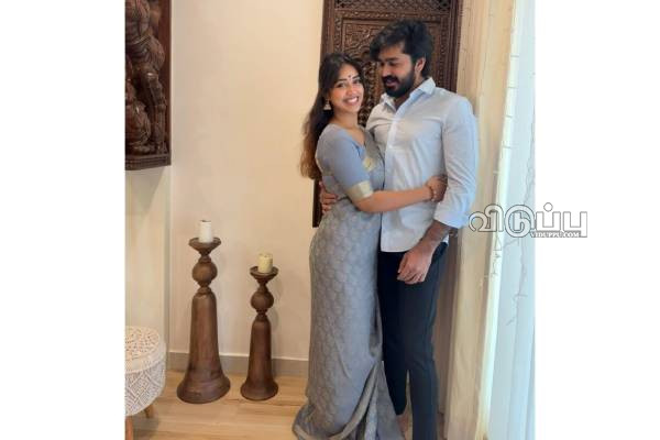 நடிகை நிவேதா பெத்துராஜுக்கு விரைவில் டும்டும்டும்.. காதலருடன் அழகிய ஸ்டில்ஸ்! | Actress With Her Boyfriend Photos