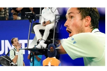 நடுவரை பார்த்து கோபமாக திட்டிய டேனியல் மெத்வதேவுக்கு 9 லட்சம் அபராதம் - நடந்தது என்ன?