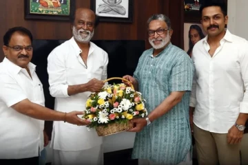 நடிகர் ரஜினிகாந்துடன் தென்னிந்திய நடிகர் சங்க நிர்வாகிகள் திடீர் சந்திப்பு