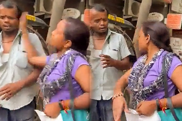 இ-ரிக்சா ஓட்டுநரின் கன்னத்தில் 17 முறை தாக்கிய பெண் கைது..! - தமிழ்நாடு