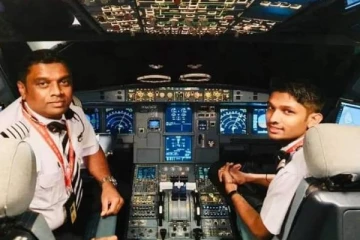 ஏர் ஏசியா விமானத்தில் விமானிகளாக இலங்கையை சேர்ந்த தந்தை, மகன்!