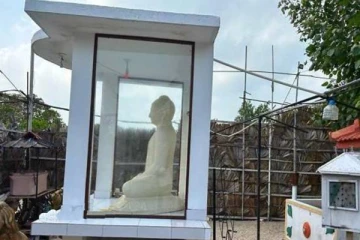 கச்சதீவில் புத்தர்சிலை - யாழ் அரச அதிபருக்கு சென்ற முறைப்பாடு