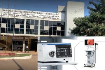 கிளிநொச்சி வைத்தியசாலைக்கு கையளிக்கப்பட்ட வைத்திய இயந்திரங்கள்