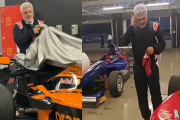 துபாயில் அசுர வேகத்தில் பந்தய காரை ஓட்டிய நடிகர் அஜித்! வைரலாகும் வீடியோ