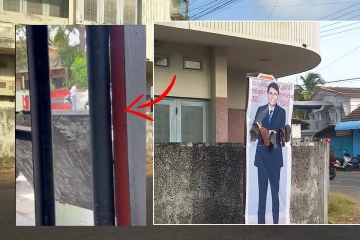 பதாகைக்கு செருப்பு மாலை அணிவித்த மர்ம நபர்கள்..! கிழித்து எடுத்து சென்ற அர்ச்சுனா எம்பி