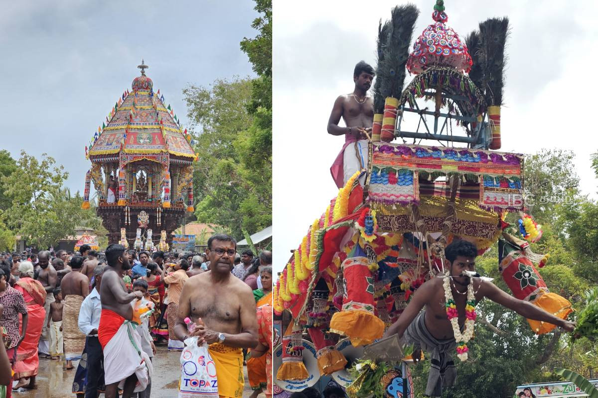 பஞ்ச இரதமேறி பக்தர்களுக்கு அருட்காட்சியளித்த மாவைக் கந்தன்! | Maviddapuram Kandaswamy Temple Car Festival
