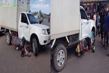 புதுக்குடியிருப்பில் விபத்து: இளைஞன் படுகாயம் (Photo)