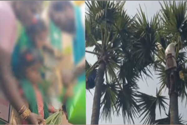 பெண்கள், குழந்தைகளை கள் குடிக்க வைத்த சம்பவம் - வெடித்த சர்ச்சை | Women And Children Forced To Drink Kal