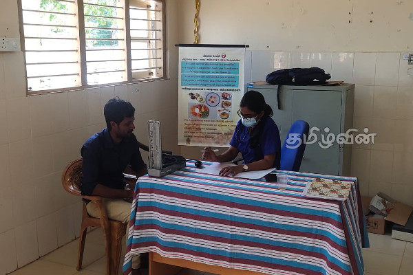 மருதங்கேணி பிரதேச வைத்தியசாலையில் நடைபெற்ற இரத்ததான முகாம் | Blood Donation Camp Held At Maruthangeni Hospital