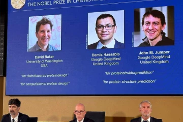 விஞ்ஞானிகள் 3 பேருக்கு வேதியியல் நோபல் பரிசு