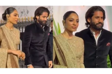 திருமணத்திற்கு பின் முதல் விசேஷம்.. நாக சைதன்யா - சோபிதா எங்கு சென்றுள்ளனர் பாருங்க