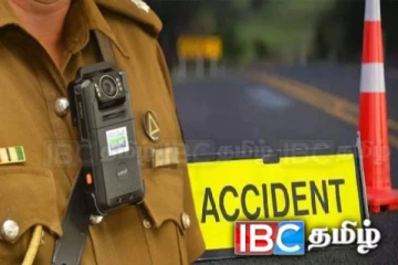 கனரக வாகனம் மீது லொறி மோதி விபத்து : சாரதி அதிரடியாக கைது