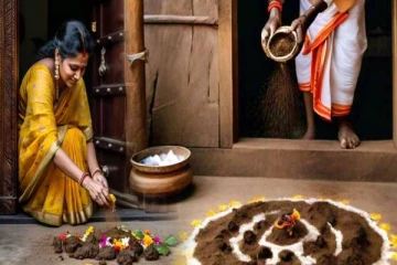 முற்றத்தில் மாட்டுச் சாணம் தெளிப்பது ஏன்? பாரம்பரியத்தில் மறைந்திருக்கும் அறிவியல்