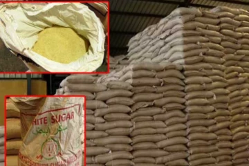 නීති විරෝදිව ගෙන්වූ සීනි තොගයක් රේගු භාරයට