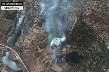 உக்ரைன் அவலங்களை விளக்கும் புதிய செயற்கைகோள் புகைப்படம்: அத்துமீறிய ரஷ்ய ராணுவம்!