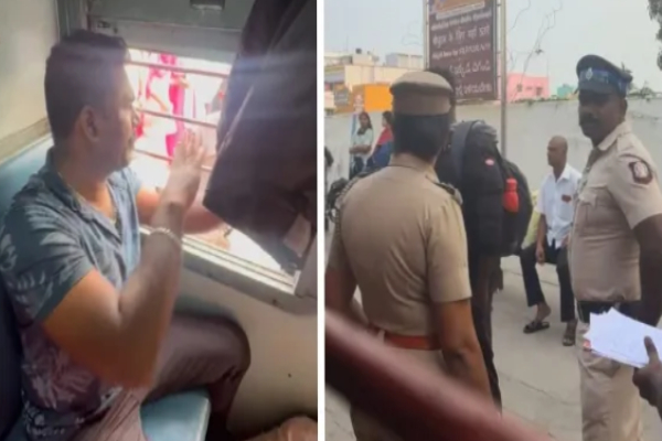 ஓடும் ரயிலில் கல்லூரி மாணவிக்கு பாலியல் தொல்லை - வீடியோவால் சிக்கிய போலீஸ் | Law Student Molested On Moving Train Coimbatore