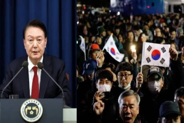 தென் கொரியாவின் முன்னா அதிபர் யூன் நீதிமன்றின் முன்னிலை