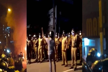 மக்களின் பணத்தை ஒரு குடும்பம் சாப்பிடுகிறது:பொலிஸாருக்கு எதிரில் தைரியமாக நாட்டின் நிலைமைகள் பற்றி பேசிய இளைஞன்(video)