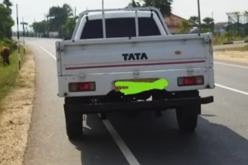 யாழில் வீதியை கடக்க முயன்றவரை மோதித் தள்ளிய வாகனம்