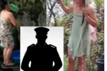 දිය නාමින් සිටි තරුණියක්ව හොර රහසේ වීඩියෝ ගත කළ තරුණයා, ගම්මුන්ට මාට්ටු වෙයි