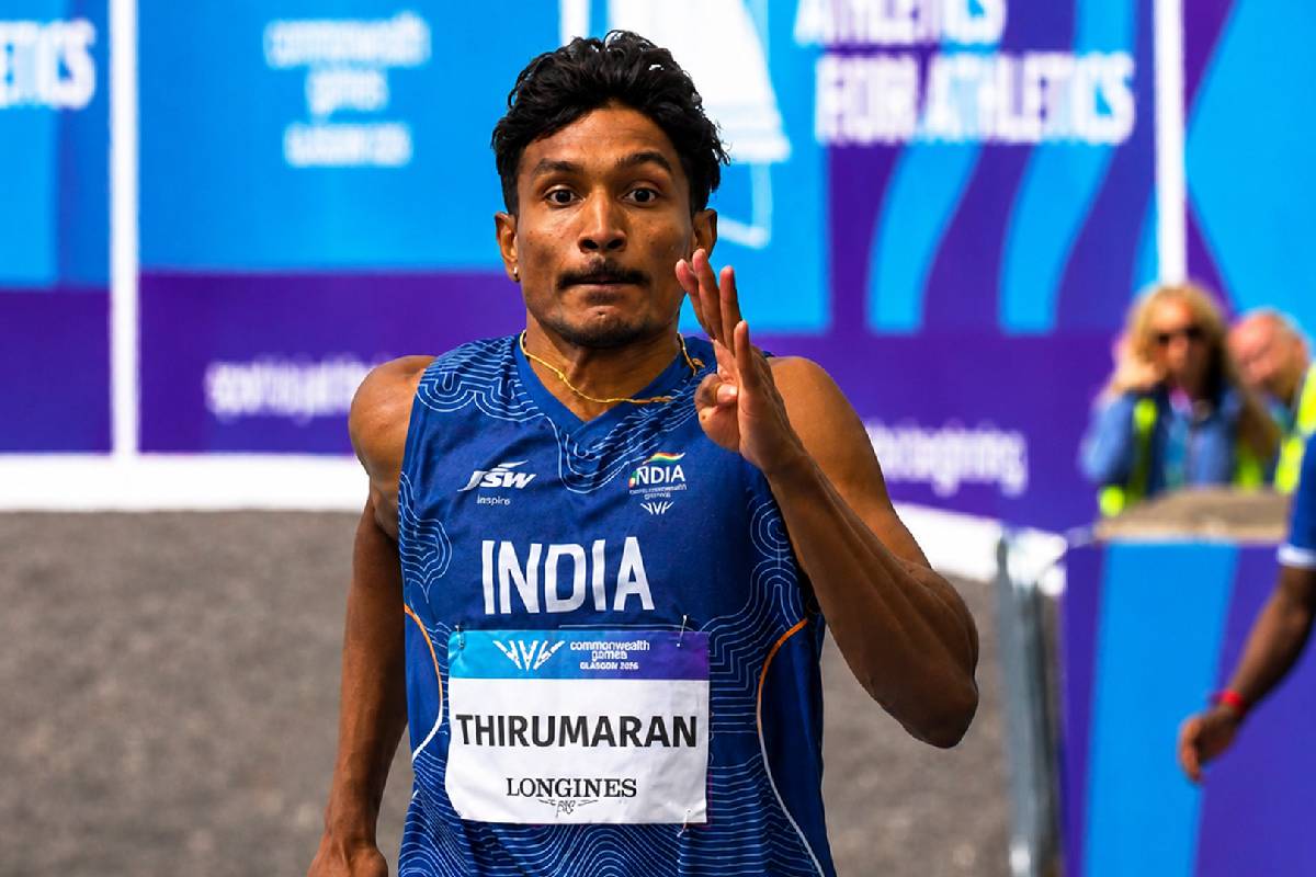 காமன்வெல்த்தில் இந்தியாவிற்கு இரட்டை பதக்கம் - சாதித்த தமிழக வீரர்கள் | 2 Tamilnadu Athlets Won Medal In Triple Jump Cwg காமன்வெல்த்தில் இந்தியாவிற்கு இரட்டை பதக்கம் - சாதித்த தமிழக வீரர்கள் | 2 Tamilnadu Athlets Won Medal In Triple Jump Cwg