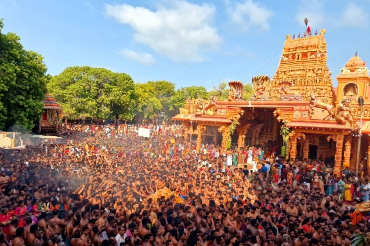 சிறப்பாக நடைபெற்ற யாழ். நயினாதீவு நாக பூசணி அம்மன் தேர்த்திருவிழா | Jaffna Nainadhivu Nagapoosani Amman Festival