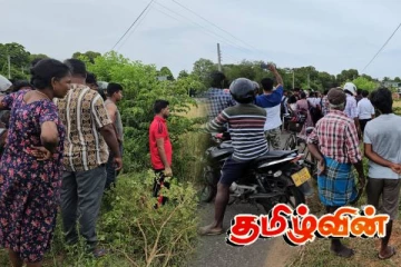 யாழ்.அராலியில் வயலுக்குள் பாய்ந்த பேருந்து!