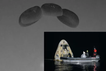 விண்வெளியில் இருந்து வெற்றிகரமாக பூமிக்கு திரும்பிய வீரர்கள்!