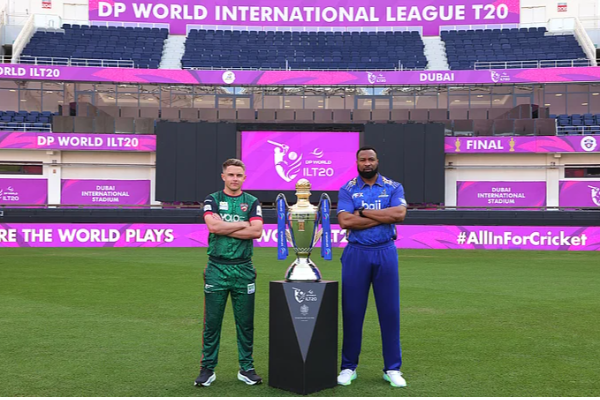 ILT20 தொடர் - முதல்முறையாக சாம்பியன் பட்டம் வென்ற சாம் கரனின் DV அணி | Sam Curran Desert Vibers Wom Maiden Ilt20 Cup