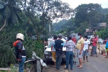 இரத்தினபுரியில் இடம்பெற்ற கோர விபத்து - வெளியான காணொளி