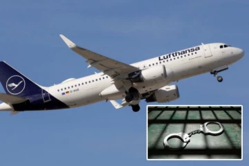 நடுவானில் உலோக முள் கரண்டியால் விமான பயணிகள் மீது தாக்குதல்: இந்தியர் கைது