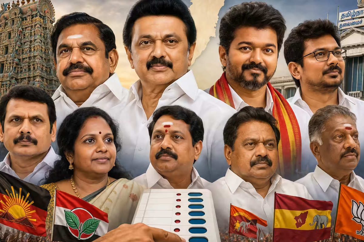 2026 தேர்தல்: தவெக vs திமுக vs அதிமுக.. முன்னிலையில் யார்? | 2026 Tamilnadu Election Reports