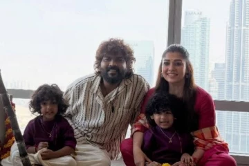 நயன்தாரா துபாயில் உயரமான கட்டிடத்தில் பொங்கல் எப்படி கொண்டாடி இருக்கிறார் பாருங்க!