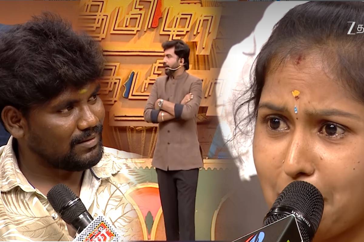 படிப்பை சொல்லி மட்டம் தட்டும் கணவர்... தமிழா தமிழா மேடையில் கண்கலங்கிய பெண்! | Tamizhatamizha Husband Belittles Wife Video Viral