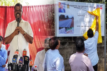 வவுனியா - மகாறம்பைக்குளம் வீதிப்புனரமைப்பு பணிகள் ஆரம்பம்