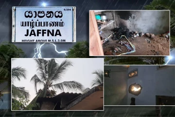 யாழில் மின்னல் தாக்கத்திற்கு இலக்காகி வீடொன்று சேதம்!