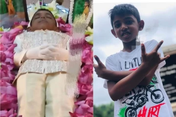 ශීතකරණය යටට අත දැමූ පුංචි පුතු කිසිවෙකු නොසීතූ ලෙස අවසන් ගමන් යයි..සියලු දෙනාම අනිවාර්යයෙන් මේක බලන්න.(PHOTOS)