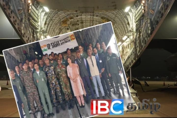 பாலம், பக்கோ இயந்திரத்துடன் கட்டுநாயக்காவில் தரையிறங்கிய 09 ஆவது இந்திய நிவாரண விமானம்