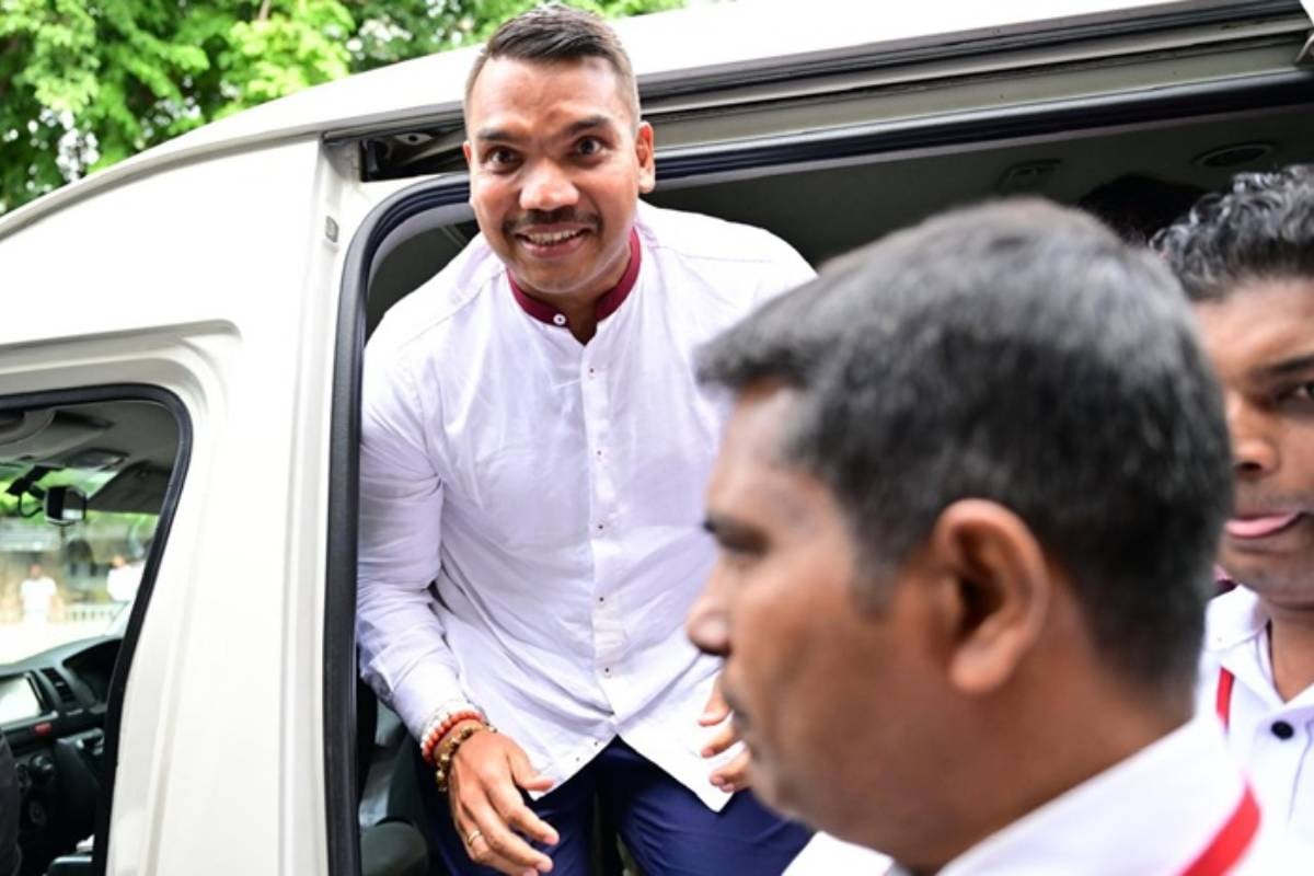 சிறைக்குள் பலத்த பாதுகாப்புடன் நாமல் | Namal Rajapaksa In Saftey Place