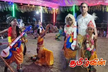 மட்டக்களப்பு- திருப்பழுகாமத்தில் சிறுவர்களின் கரகாட்டம் அரங்கேற்றம்