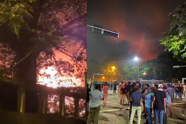 ரணிலின் இல்லத்திற்கு தீ வைத்த சம்பவம் - மூவர் கைது - ஐபிசி தமிழ்