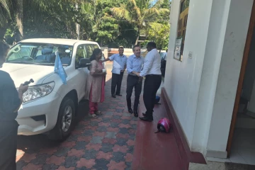 இலங்கைக்கான ஐ.நா வதிவிட இணைப்பாளர் - மனித உரிமைகள் ஆணைக்குழுவின் யாழ். அலுவலகத்தினரின் கலந்துரையாடல்