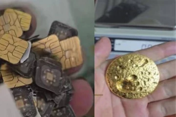 சிம் கார்டுகளில் இருந்து 191 கிராம் தங்கம் உருவாக்கிய நபர் - எப்படி தெரியுமா?