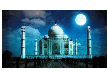 இன்று முதல் இரவில் நிலவொளியில் மின்னும் தாஜ்மஹாலை கண்டு ரசிக்கலாம் : தொல்லியல் துறை அனுமதி
