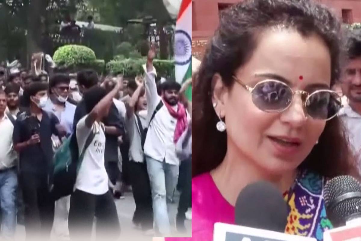 போராடிய இந்து பெண்கள் சாக்கடைகள்!! CJP-யின் Gen Z-ஐ வெளுத்து வாங்கிய நடிகை கங்கனா.. | Kangana Ranaut Has Strongly Criticized Gen Z