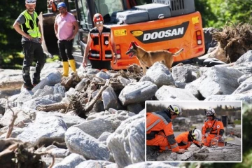 சுவிற்சர்லாந்தில் நிலச்சரிவில் சிக்கி மூவர் மாயம் : மீட்பு பணிகள் தீவிரம்