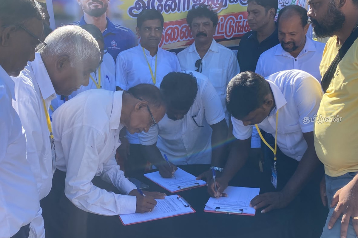5000 இலங்கை மக்களின் கையொப்பம் -அனோஜனின் விடுதலைக்காக சவூதி அரேபியாவுக்கு செல்லும் மனு | Signatures Of 5 000 Sri Lankans